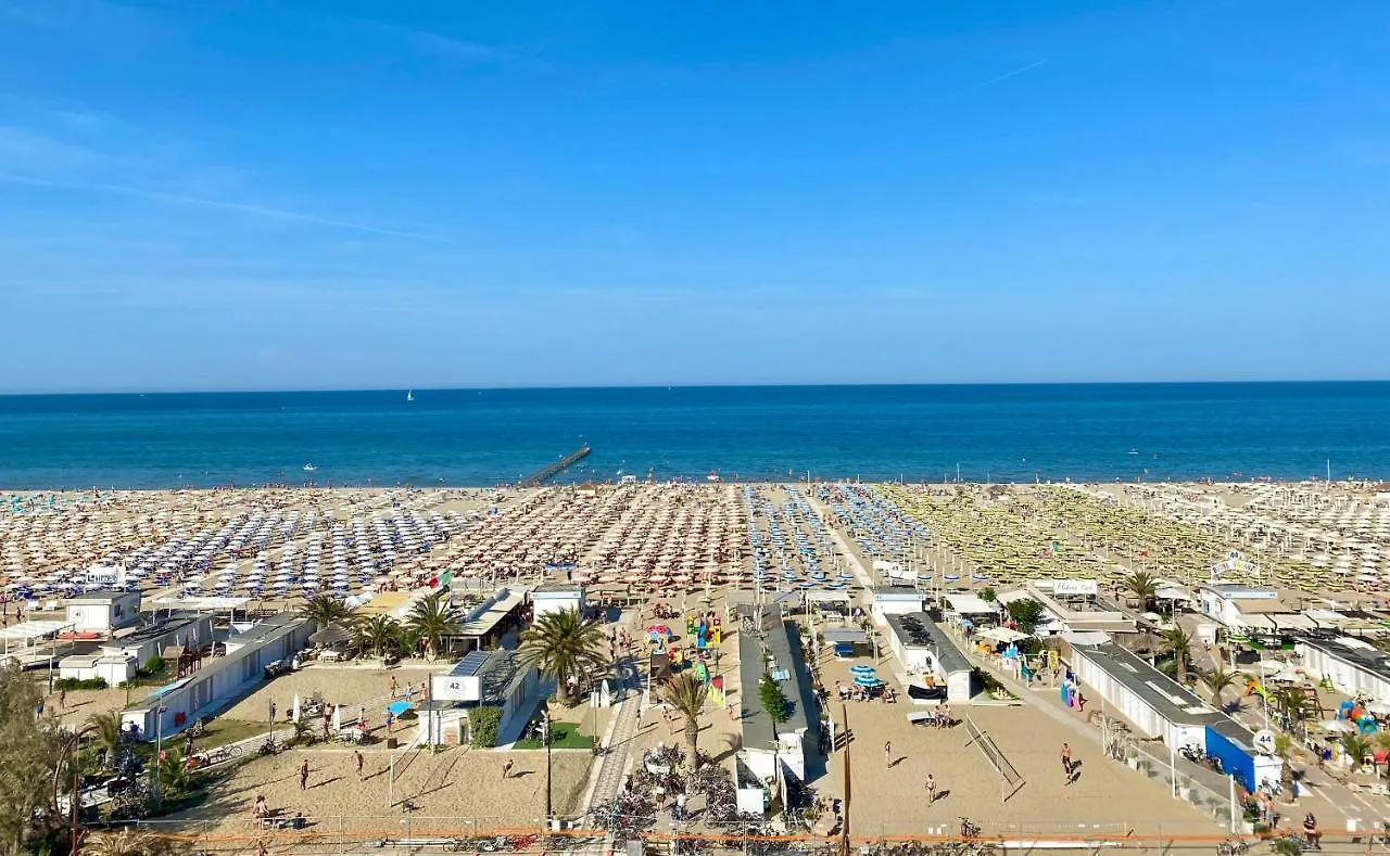 Hotel Columbia Frontemare Rimini Itálie