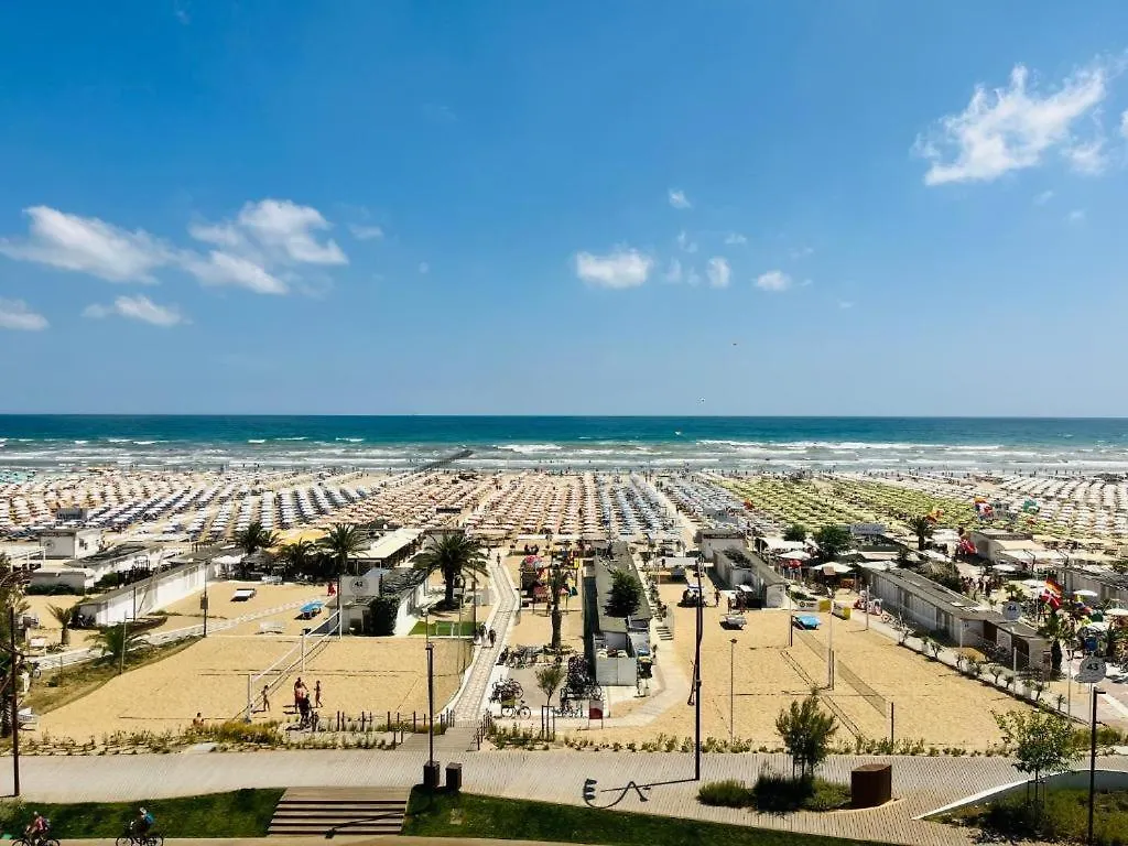 Hotel Columbia Frontemare Rimini Itálie